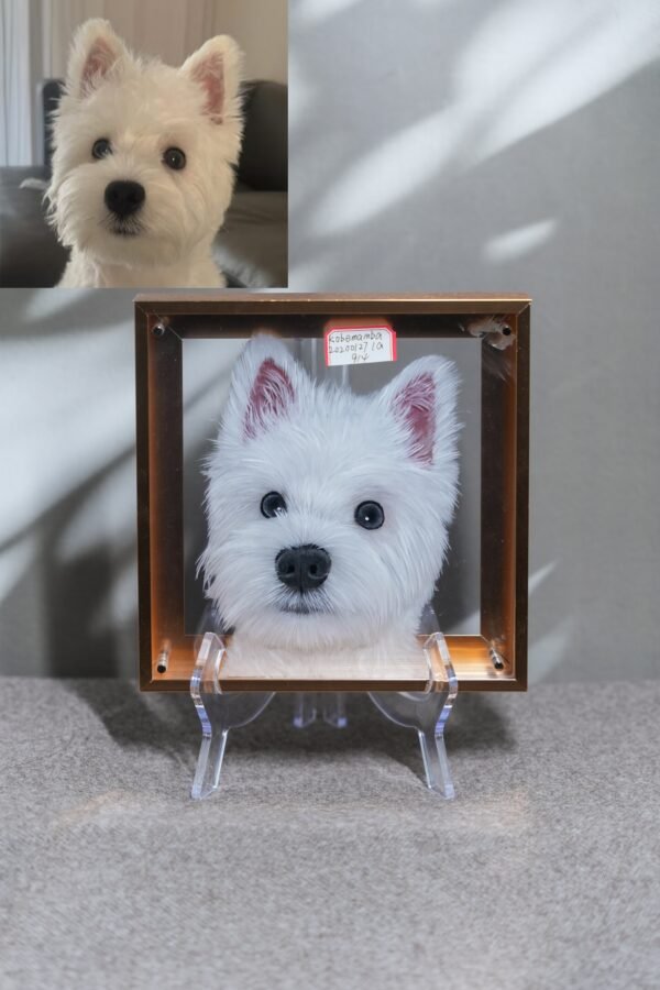 Handmade 3D Custom Pet Painting From Photo, Custom Pet Portraits, Custom Cat/Dog Portrait,3D Acrylic Glass Painting, Pet Remembrance Gifts CherishFurStudio