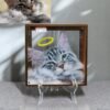 Handmade 3D Custom Pet Painting From Photo, Custom Pet Portraits, Custom Cat/Dog Portrait,3D Acrylic Glass Painting, Pet Remembrance Gifts CherishFurStudio