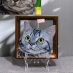 Handmade 3D Custom Pet Painting From Photo, Custom Pet Portraits, Custom Cat/Dog Portrait,3D Acrylic Glass Painting, Pet Remembrance Gifts CherishFurStudio