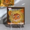Handmade 3D Custom Pet Painting From Photo, Custom Pet Portraits, Custom Cat/Dog Portrait,3D Acrylic Glass Painting, Pet Remembrance Gifts CherishFurStudio