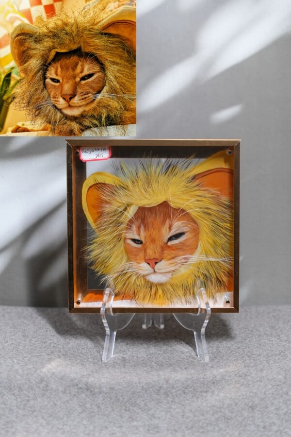 Handmade 3D Custom Pet Painting From Photo, Custom Pet Portraits, Custom Cat/Dog Portrait,3D Acrylic Glass Painting, Pet Remembrance Gifts CherishFurStudio